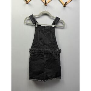Forever 21 Women’s Overall‎ Mini Dress Black Womens size Extra Small XS Jean